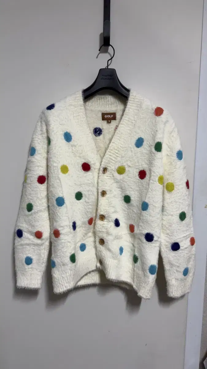 [S] 골프왕 Golf Wang Polka Dot Cardigan